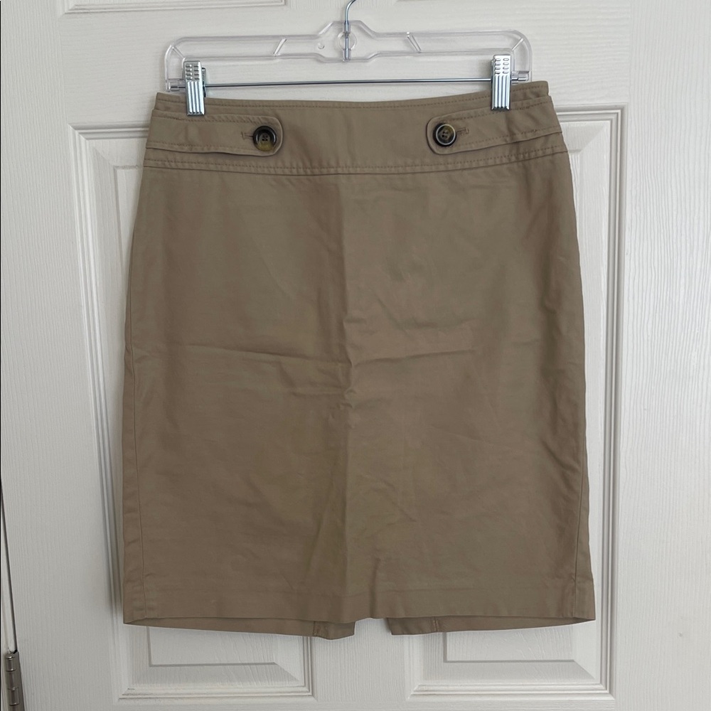 LOFT Classic Tan Pencil Skirt